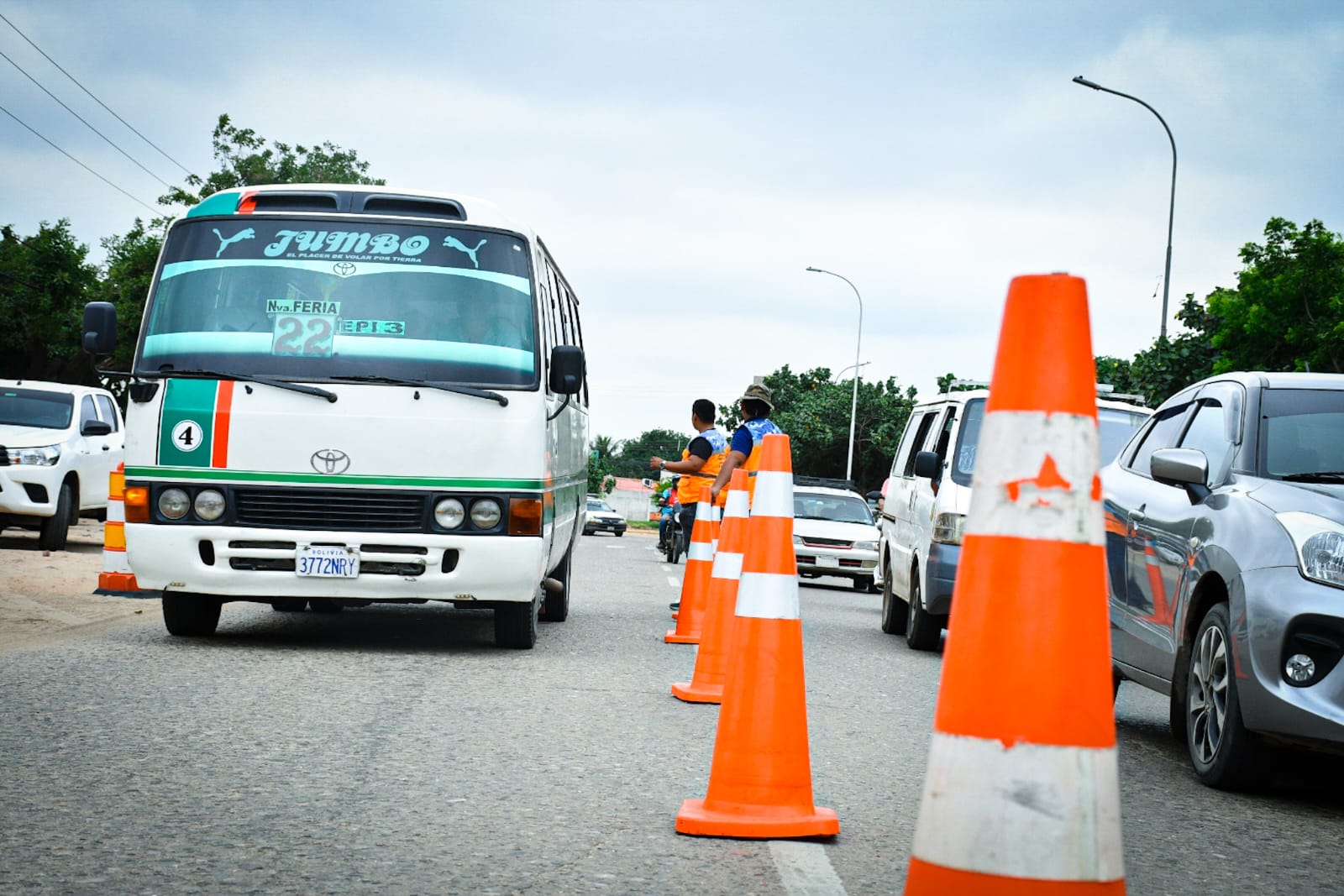 Alcaldía cruceña realiza control del pasaje del transporte público