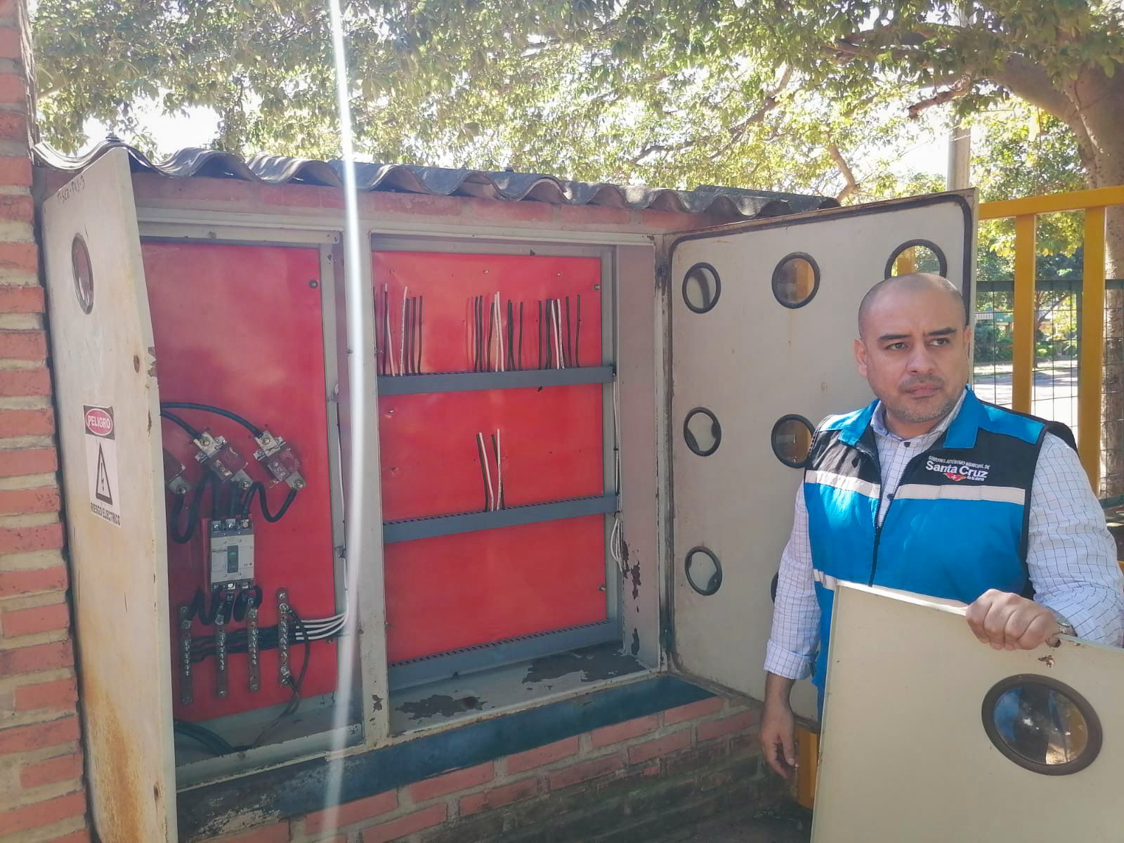 Robo de material eléctrico en el Parque Urbano deja pérdidas por Bs 250.000 y expone a la ciudadanía a la inseguridad