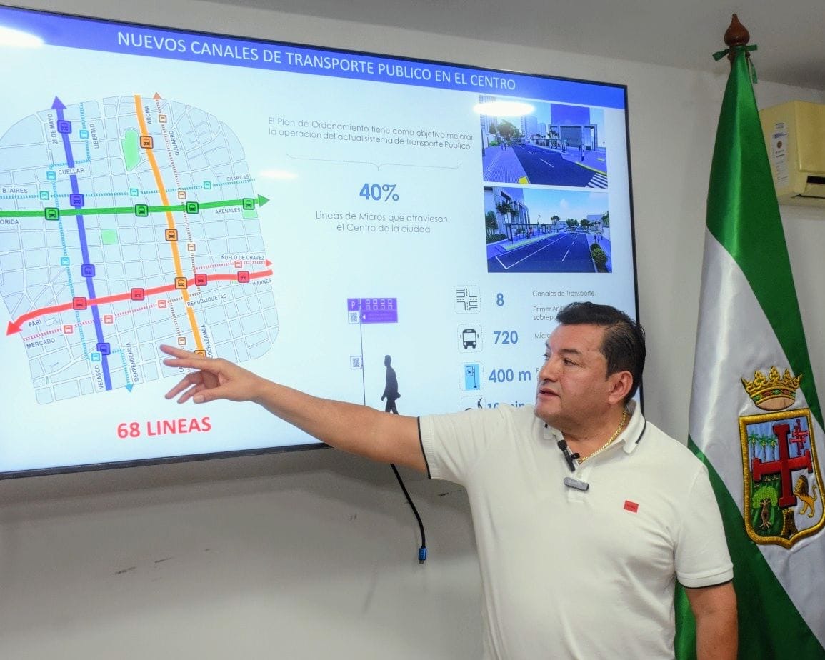 Alcaldía cruceña transforma el transporte público en el centro de la ciudad con calles despejadas y más orden desde este sábado